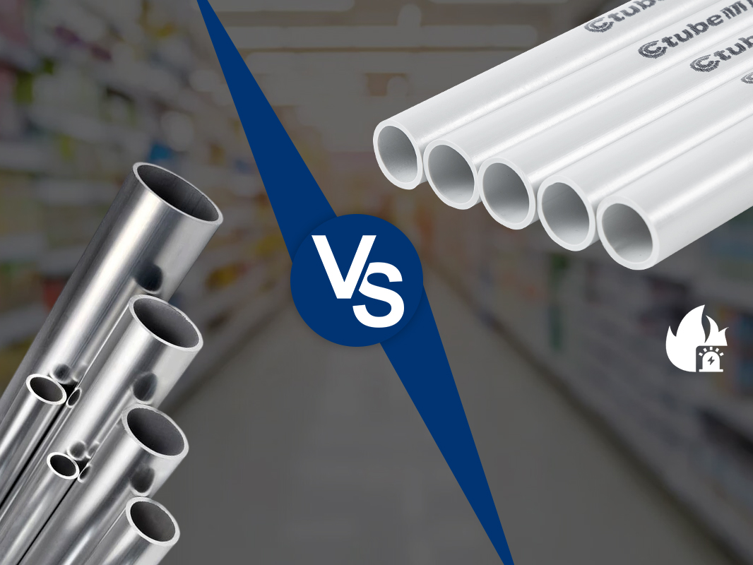 大型商超布線安全之戰：為何低煙無鹵穿線管更勝一籌？