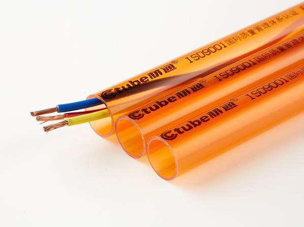 PVC透明紅藍線管 PVC透明紅藍線管