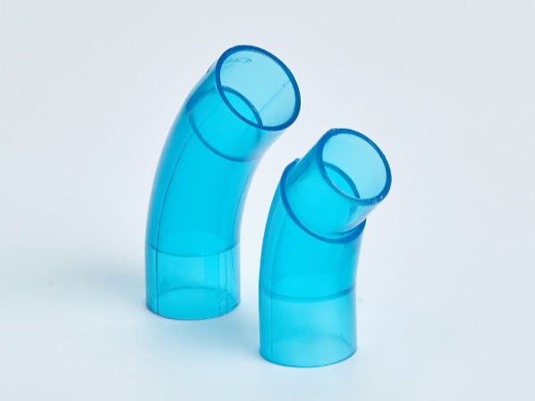 PVC紅藍透明過橋彎 PVC紅藍透明過橋彎