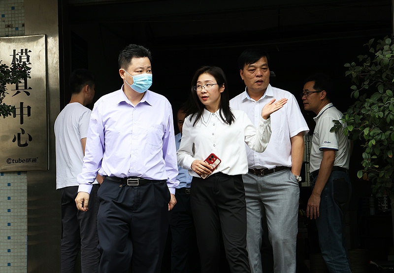 徐聞縣政協領導蒞臨材通調研與指導工作