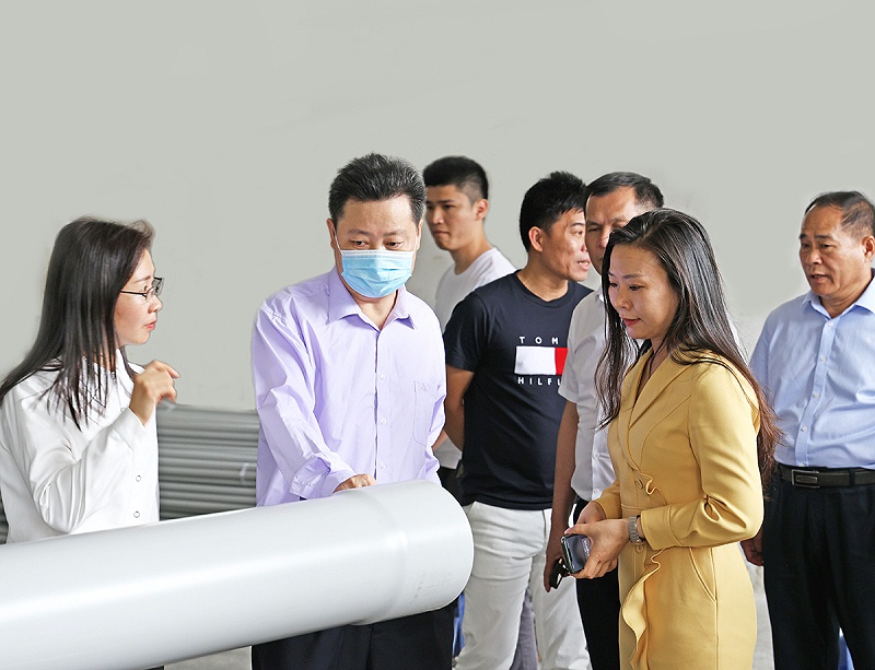 徐聞縣政協領導蒞臨材通調研與指導工作